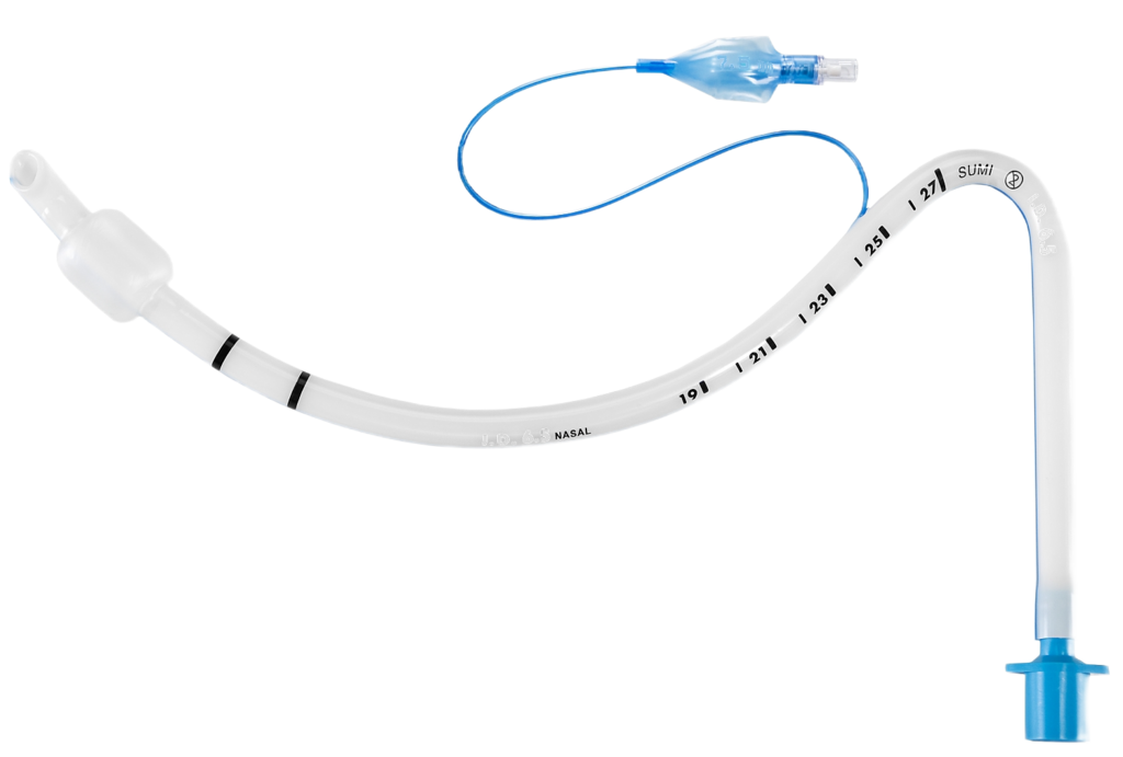 Трубка ендотрахеальна з манжетою низького тиску, попередньо вигнута, розмір 6,0